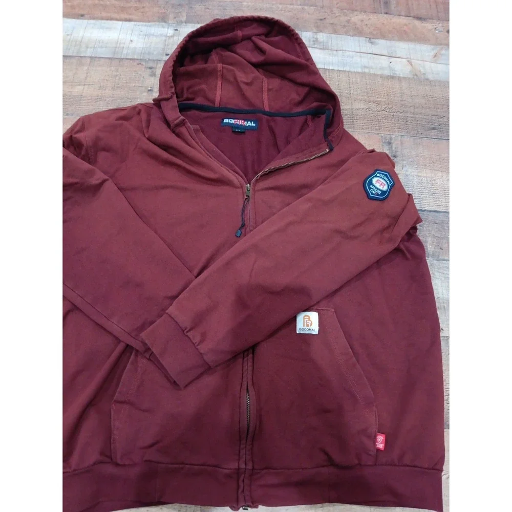 Men's Bocomal Fire Resistant Full Zip Hooded Sweater Sz XL 2655